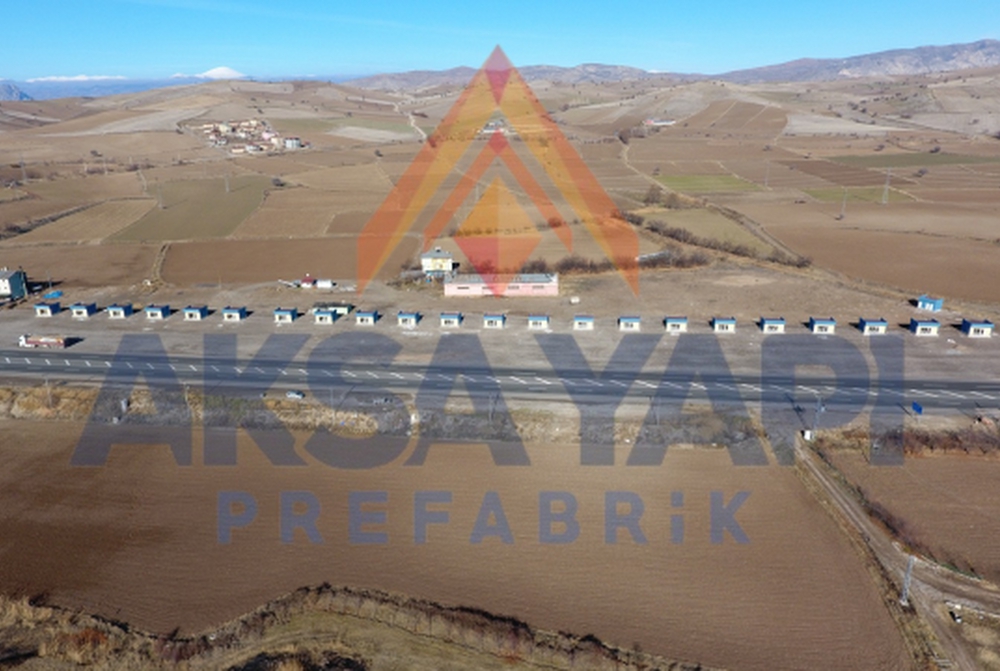 Aksa Prefabrik Sivas Akıncılar Belediyesi Prefabrik Yöresel Satış Dükkanları