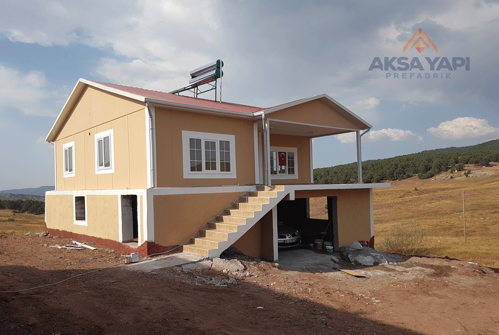 Aksa Prefabrik Sivas Zara-Avcıçayı Yaylası 84 M² Prefabrik ev