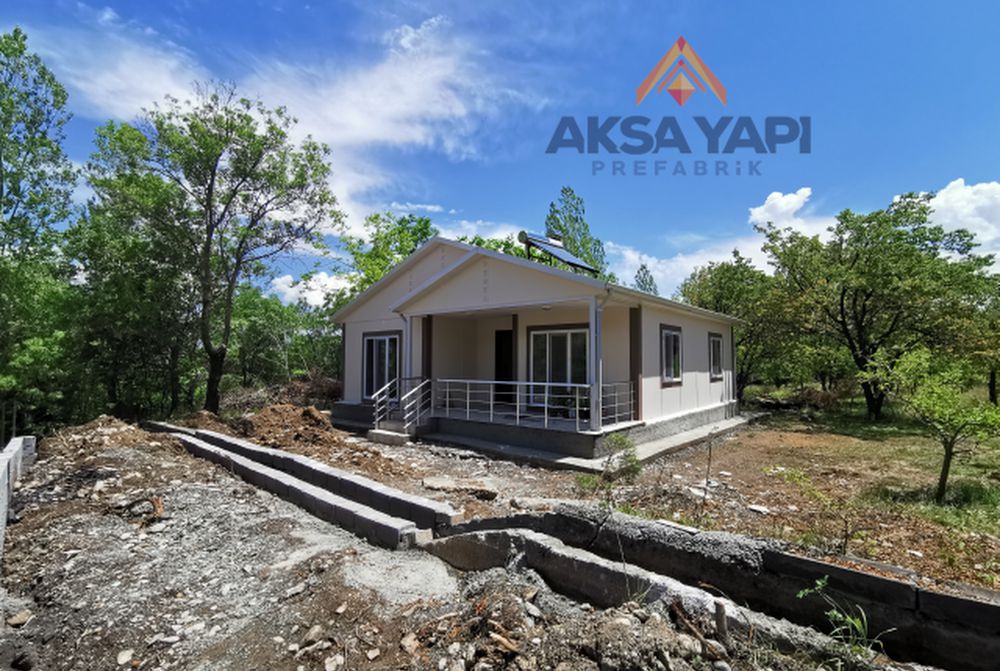 Aksa Prefabrik Erzincan Merkez - Cevizli Köyü 95 M² Prefabrik Ev