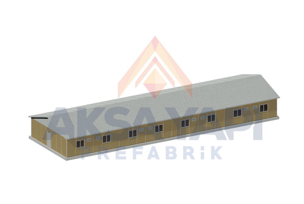 Aksa Yapı Prefabrik 272 M² MÜHENDİS YATAKHANE