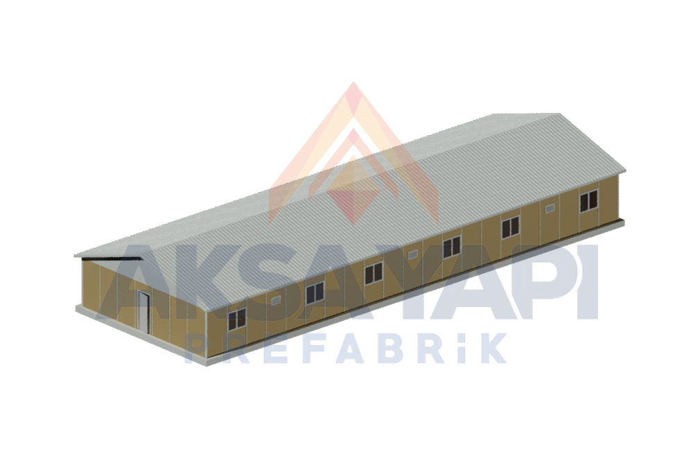 Aksa Yapı Prefabrik 238 M² MÜHENDİS YATAKHANE