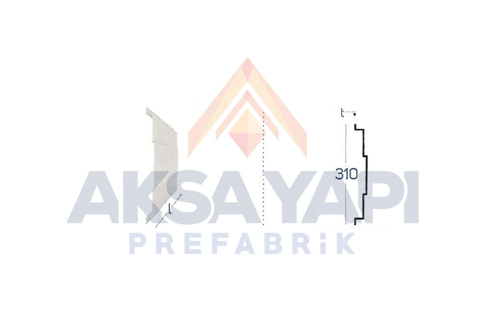 Aksa Yapı Prefabrik Arakat Kapama Sacı