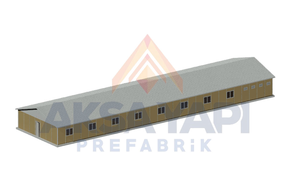 Aksa Yapı Prefabrik 317 M² İşçi Yatakhanesi