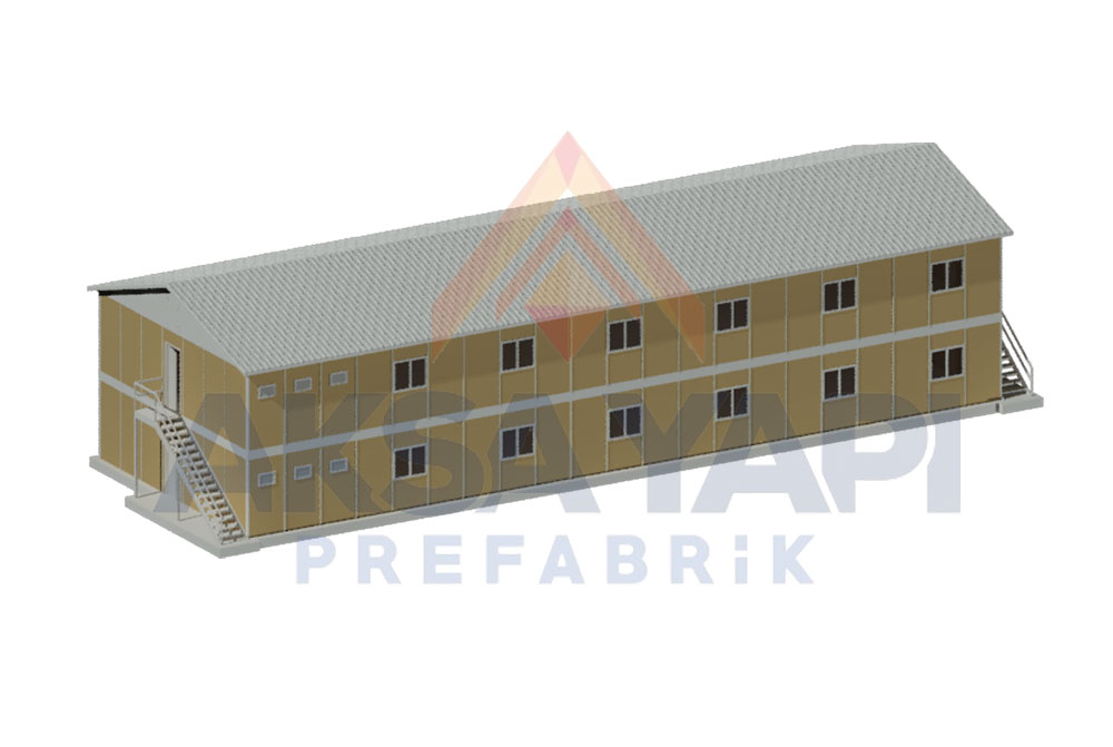 Aksa Yapı Prefabrik 476 M² İşçi Yatakhanesi