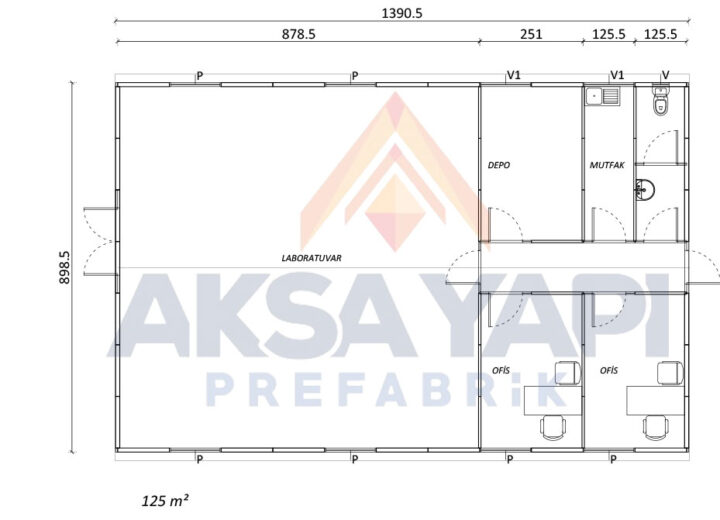 125 M² LABORATUVAR BİNASI-2