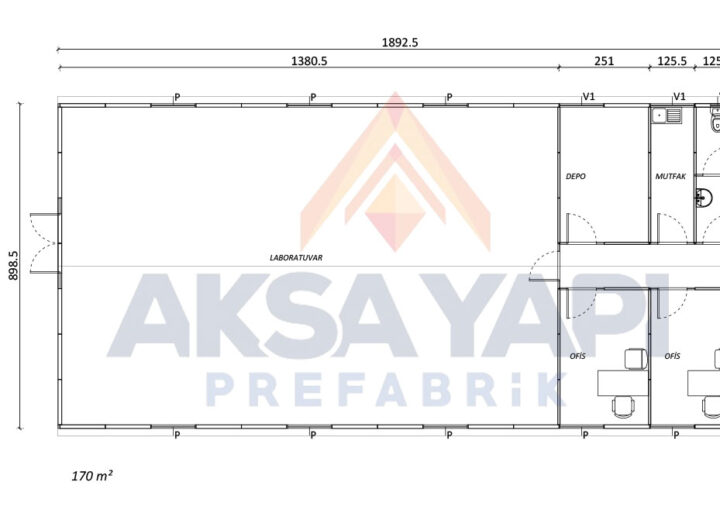170 M² LABORATUVAR BİNASI-2